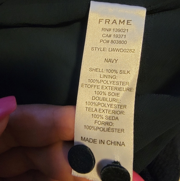 NWOT Frame Mock Neck Wrap Party Dress Size S/P - Picture 10 of 15